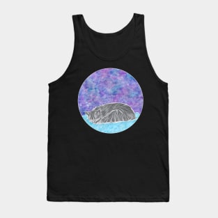 Starlight Dreams Tabby Cat Tank Top